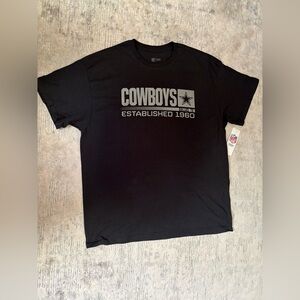 NFL Cowboys Black T-Shirt Size XL